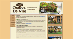 Desktop Screenshot of chateaudeville.net